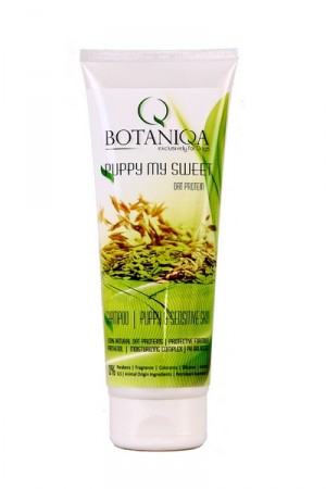 Botaniqa Basic Puppy My Sweet Oat Protein Shampoo - šampūns suņiem ar jutīgu ādu 250ml